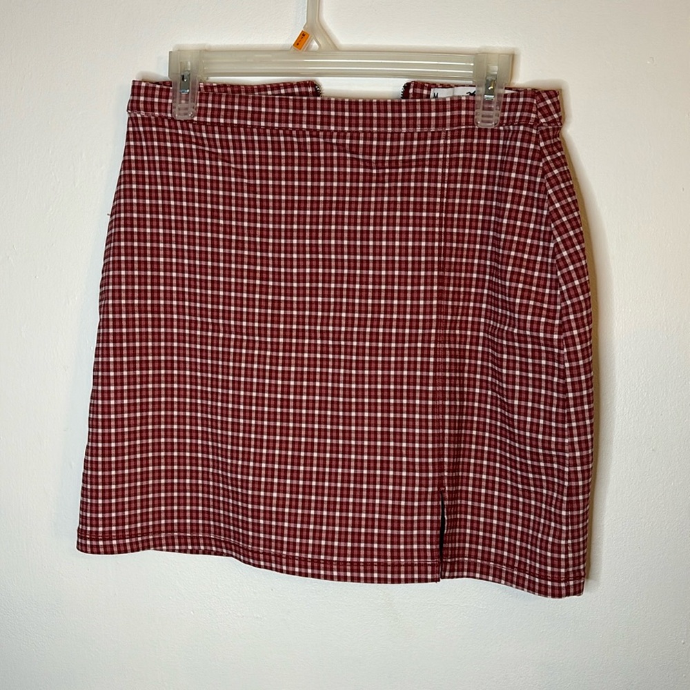 Hollister Plaid Skirt Size M Practically New